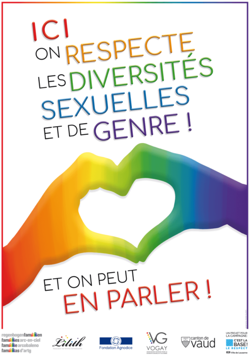 Affiche Le respect c’est la base ! Arc-en-ciel Affiche Arc-en-ciel Le respect c’est la base