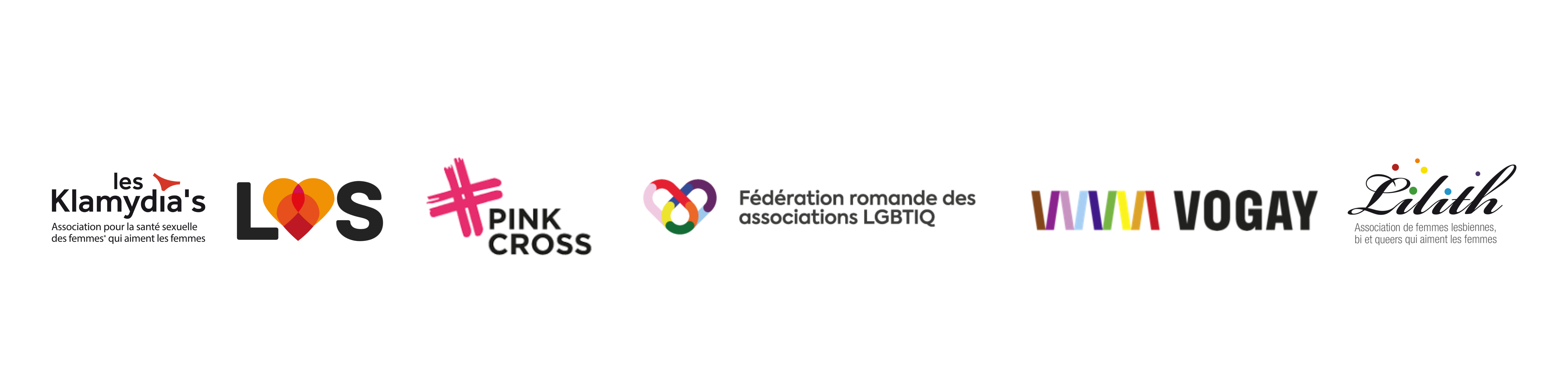 Klamydias - LOS - Pink Cross - Fede Romande des assoc LGBTIQ - Vogay - Lilith